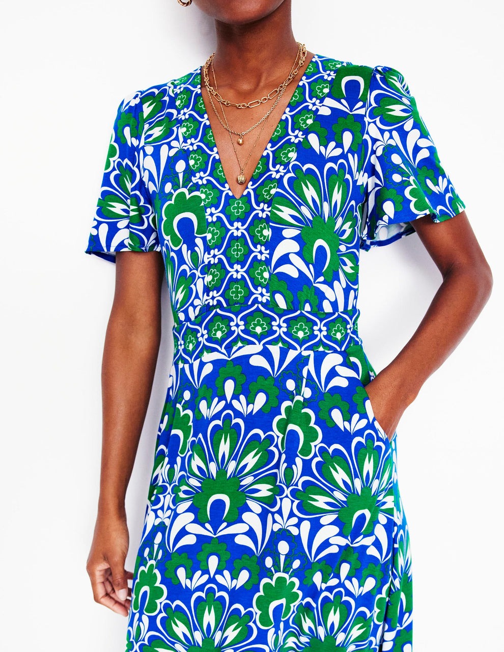Flutter Maxi Tea Dress
