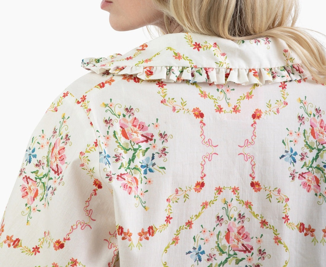 Dreamy-soft Floral Cotton Pant Set