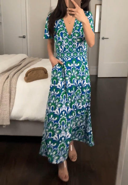 Flutter Maxi Tea Dress