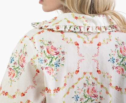 Dreamy-soft Floral Cotton Pant Set